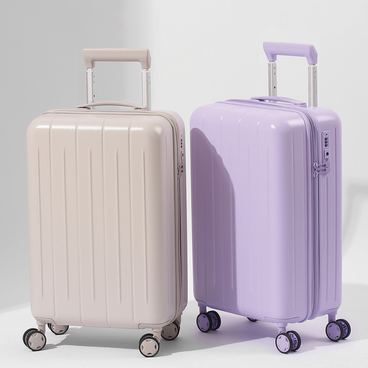 20 Inch PC Hard Shell Luggage  - đánh giá và giá Spinner Wheel Rolling Suitcase 20 Inch