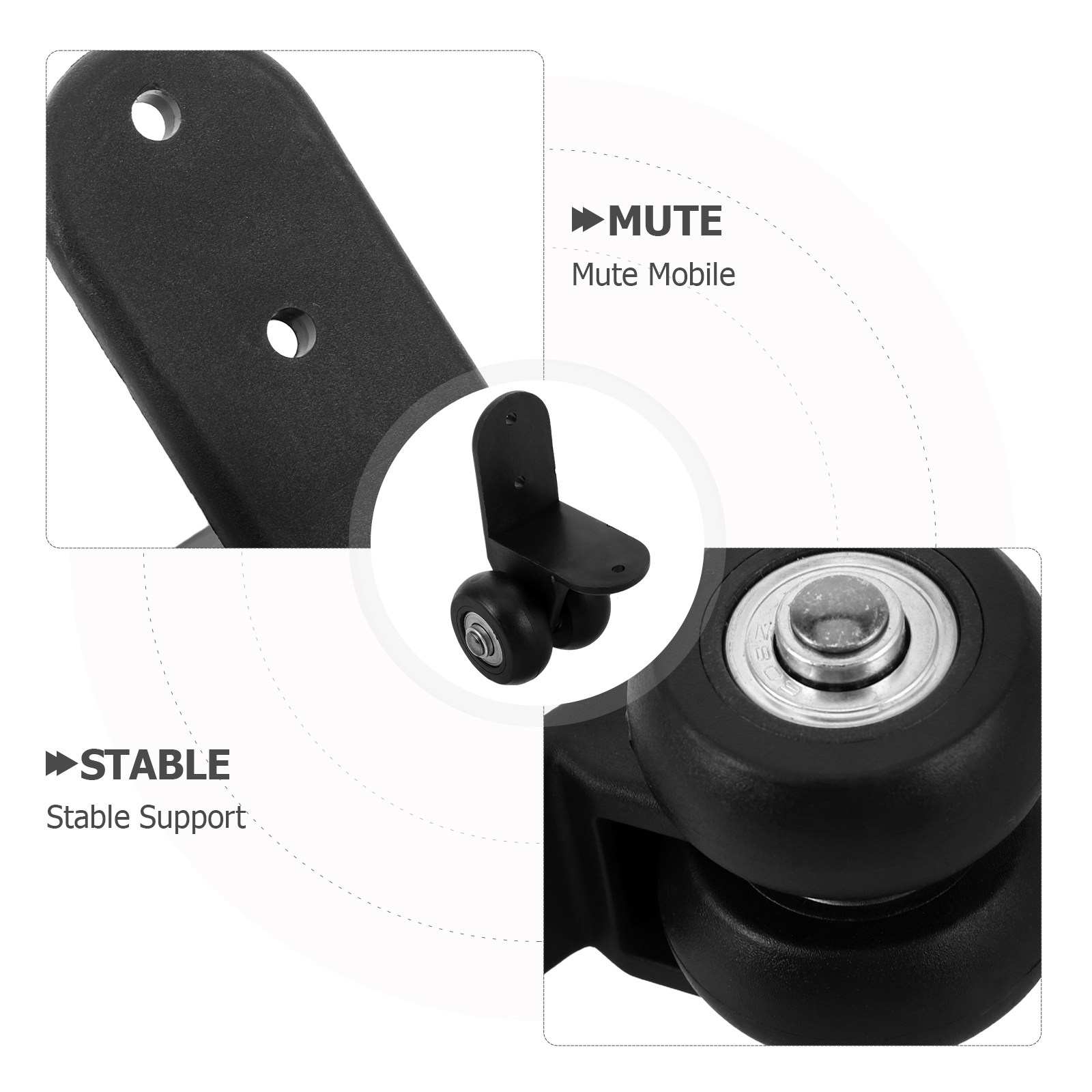 1Pair Heavy Duty Caster Wheels - đánh giá và giá Silent Replacement Luggage Wheels